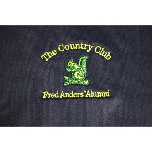 Footjoy Polo Shirt Mens S Blue The Country Club Fred Ander's Alumni Embroidered - Picture 3 of 10